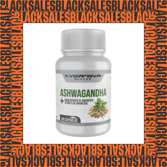 Ashwagandha con magnesio, envase original