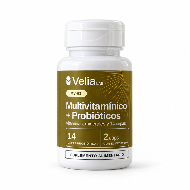 Frasco de Multivitamínico + Probióticos · MV-03